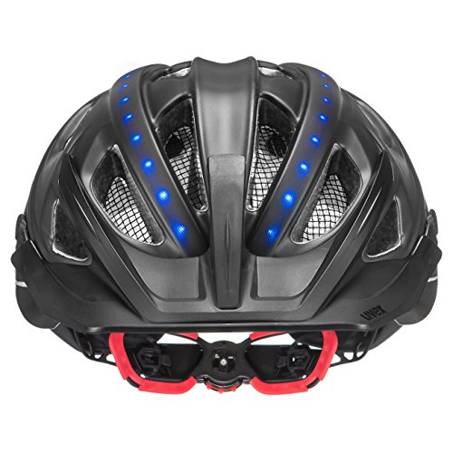 Uvex City light Helm, Grau Matt – LED-Streifen - 5