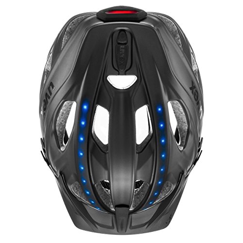 Uvex City light Helm, Grau Matt – LED-Streifen - 7