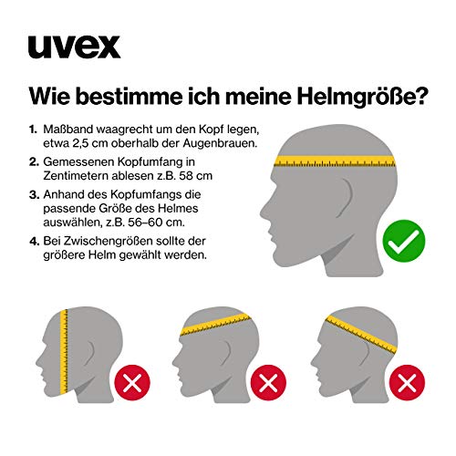 Uvex City light Helm, Grau Matt – LED-Streifen - 9