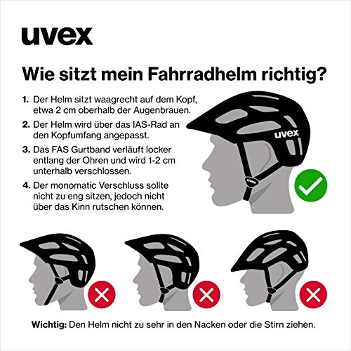 Uvex City light Helm, Grau Matt – LED-Streifen - 10