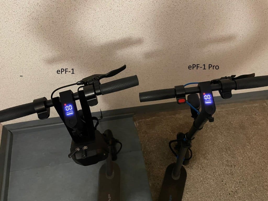 ePF-1 Pro Test - Display im Vergleich