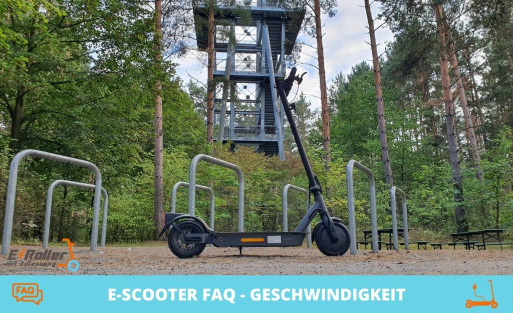 E-Scooter FAQ - Wie schnell kann ich mit einem Scooter fahren